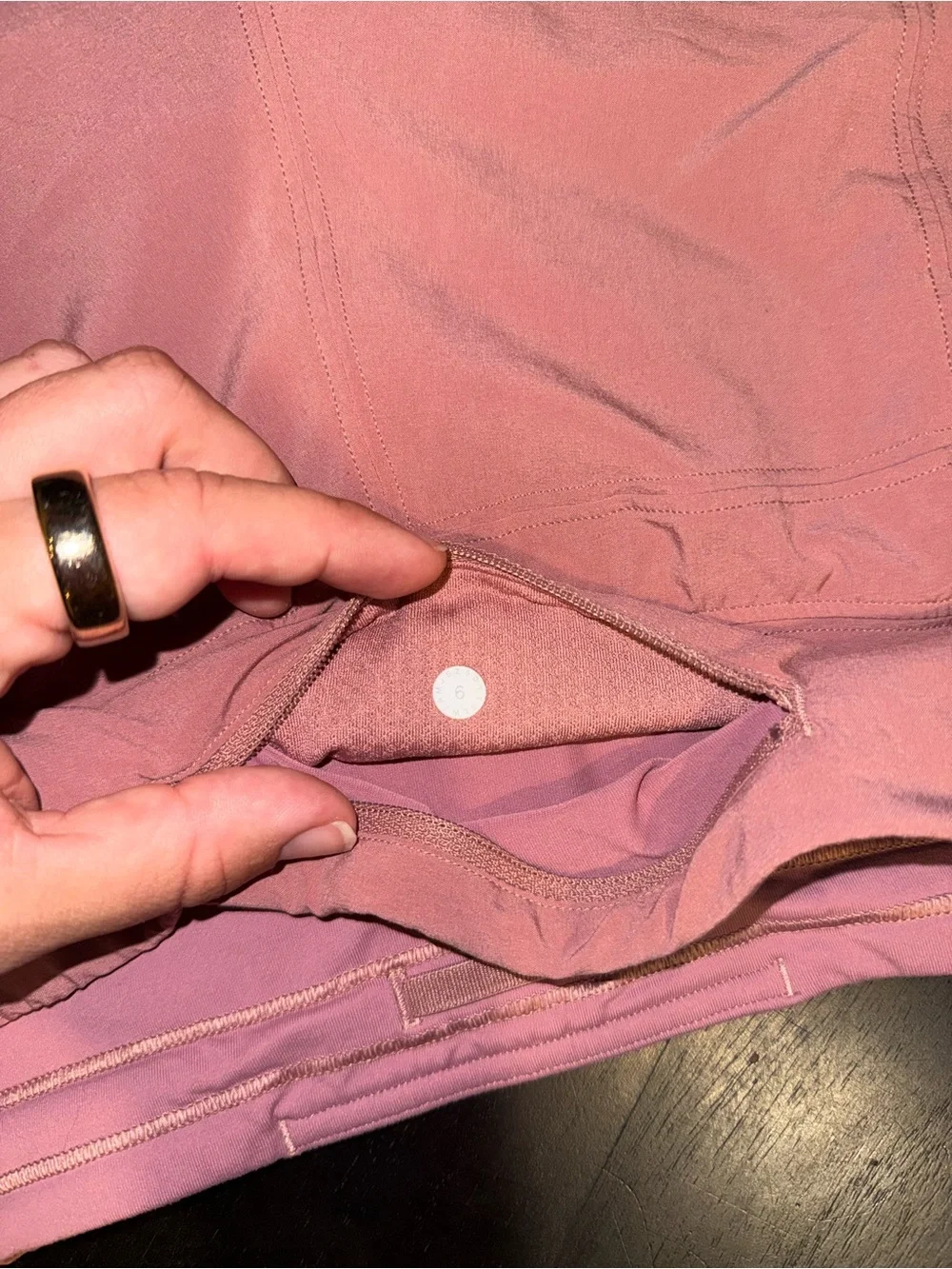 lululemon athletica Coral Pink Athletic Shorts